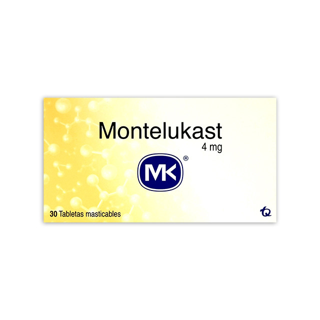 MONTELUKAST MK 4MG X 30 TABLETAS