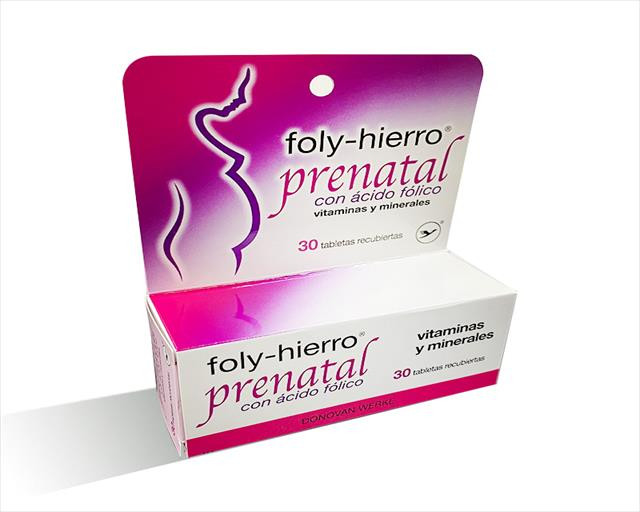 FOLY HIERRO PRENATAL X 30 TABLETAS