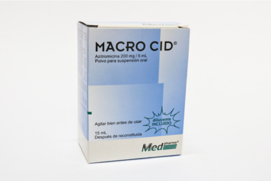 MACROCID SUSPENSION 200MG X 15ML