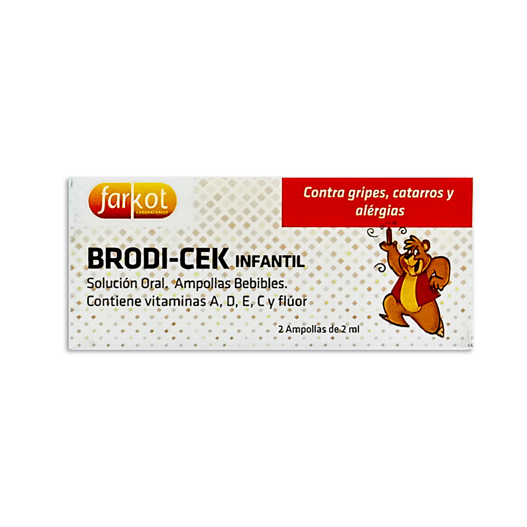 BRODI-CEK INFANTIL 2 CC X 2 AMPOLLAS