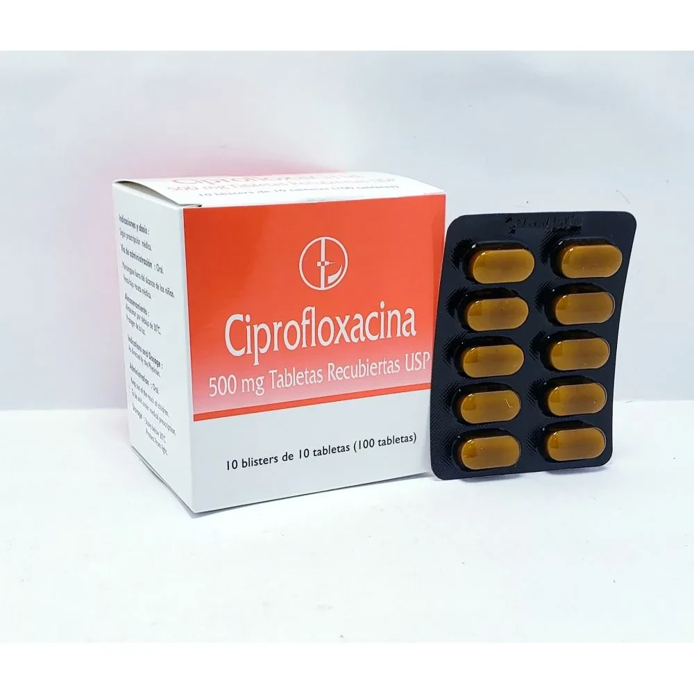 CIPROFLOXACINA CAPLIN 500 MG X 100 TABLETAS