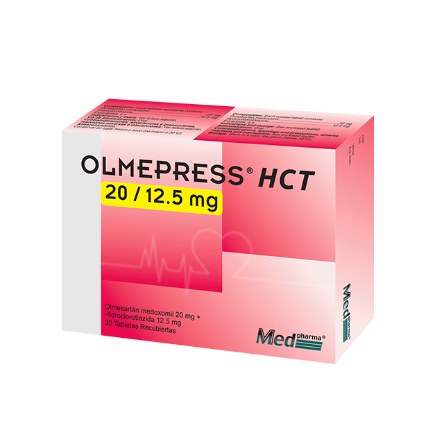 OLMEPRESS HCT 20MG/12.5MG TABLETAS X 30