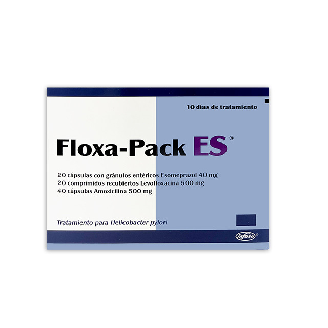 FLOXA-PACK ES 500/40/500MG X 10 DIAS