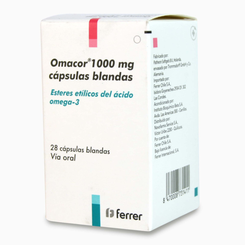 OMACOR 1000 MG X 28 CAPSULAS