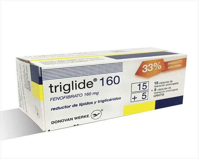 TRIGLIDE 160MG X 15+5 CAPSULAS