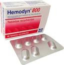 HEMODYN TABLETAS 800MG X 28