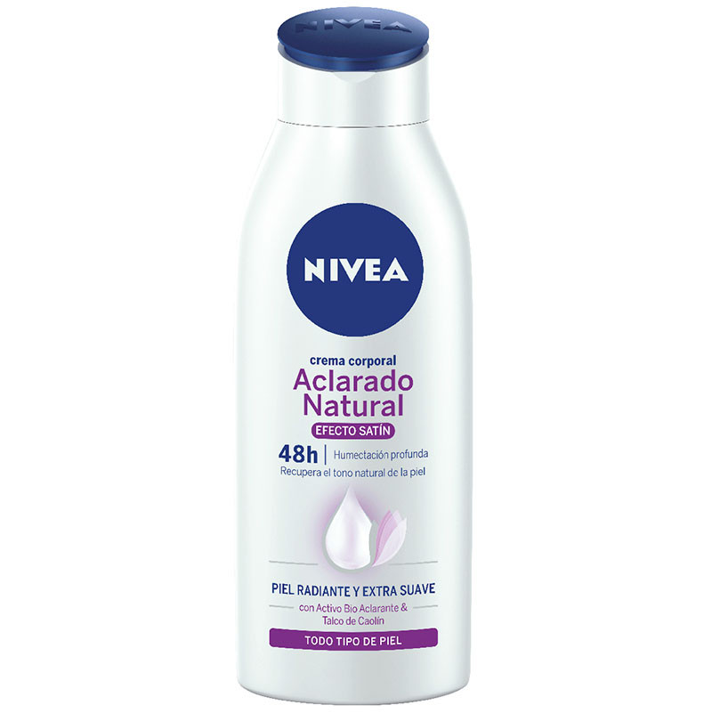 NIVEA CR ACLARADO NAT EFECTO SATIN X 125ML