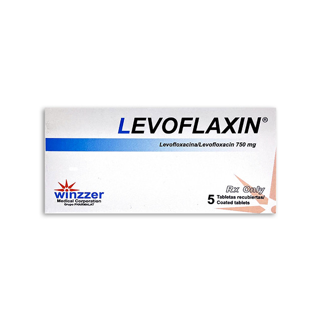 LEVOFLAXIN TABLETAS 750MG X 5