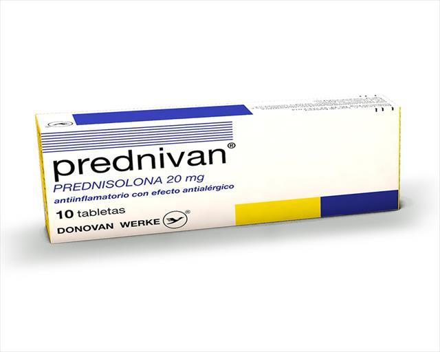 PREDNIVAN 20MG X 10 TABLETAS