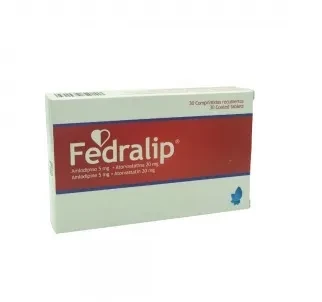 FEDRALIP COMPRIMIDOS 5/40MG x 30