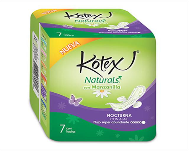 KOTEX NOCTURNA MANZANILLA C/A X 8