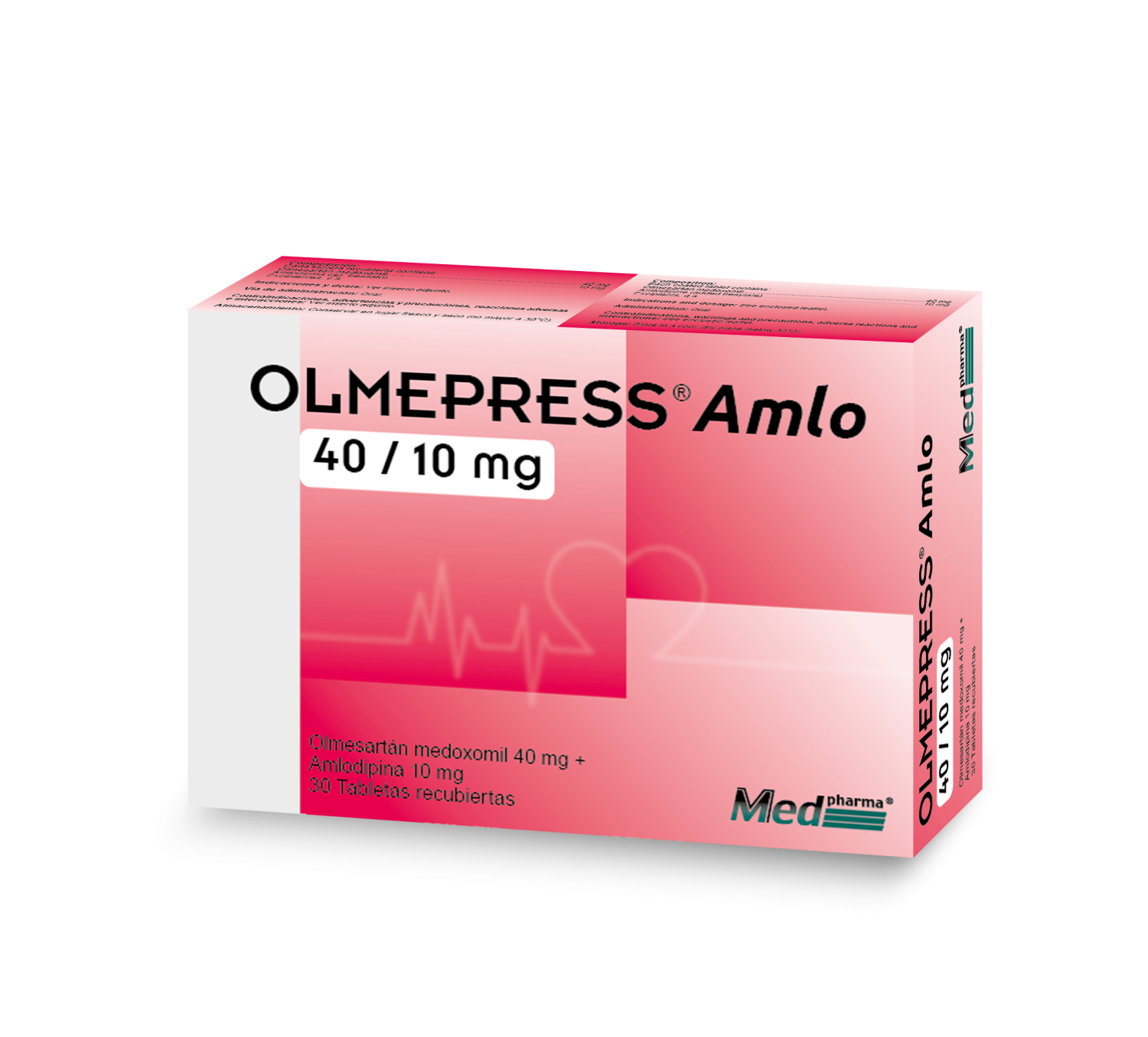 OLMEPRESS AMLO TABLETAS 40MG/10MG X 30