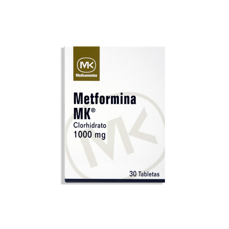 METFORMINA MK 1000MG X 30 TABLETAS