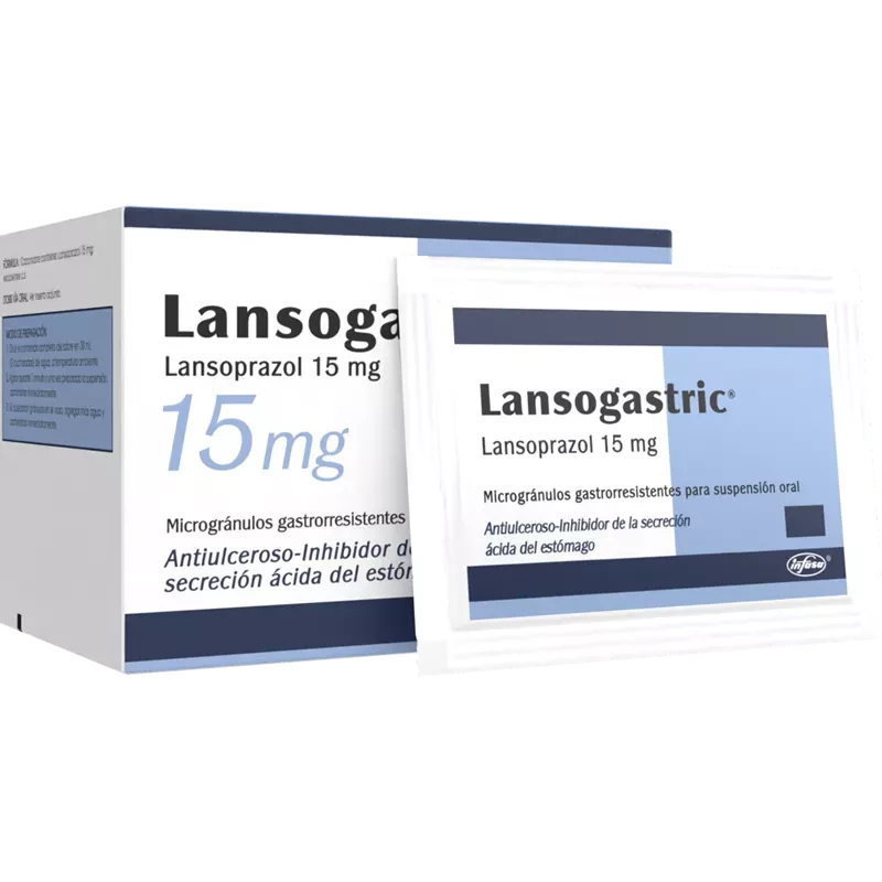 LANSOGASTRIC X 15 MG X 15 SOBRES SUSPENSION