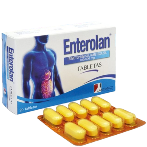 ENTEROLAN TABLETAS 160/800MG X 10 (1BLISTER)