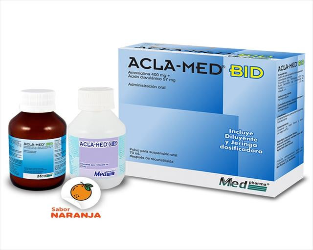 ACLA-MED BID SUSPENSION 400/57MG x 70ML