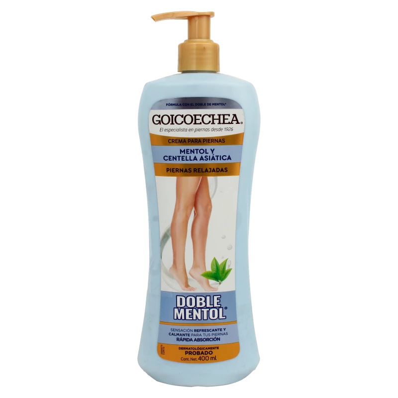 GOICOECHEA CREMA DOBLE MENTOL 400 ML