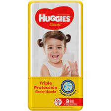 HUGGIES CLASSIC MANZ XG X 9