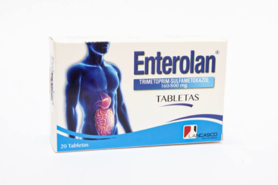 ENTEROLAN TABLETAS 160/800MG X 20