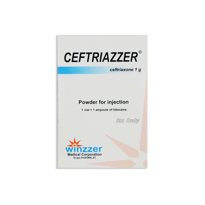 CEFTRIAZZER VIAL 1G X 1