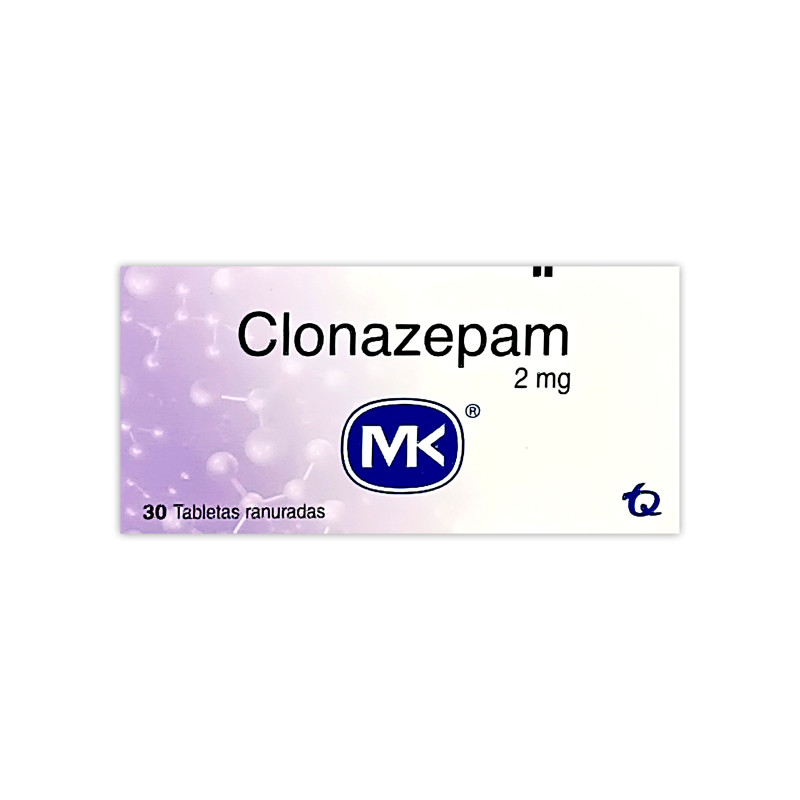 CLONAZEPAM MK TABLETAS 2MG x 30