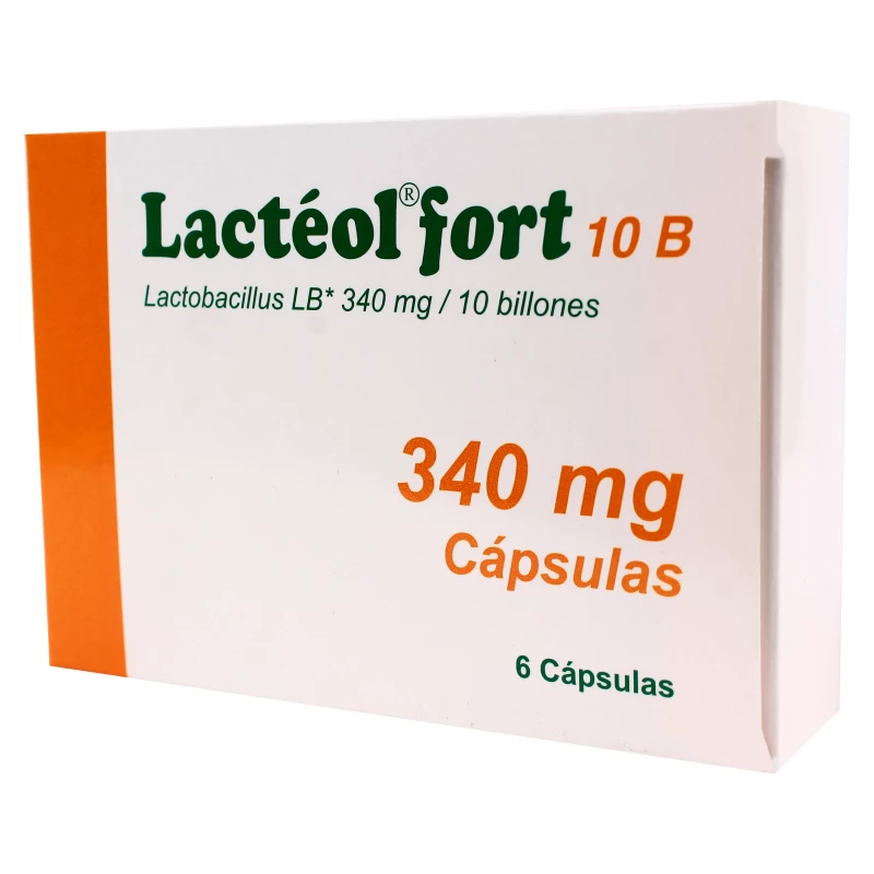 LACTEOL FORT 10B CAPSULAS 340MG X 6