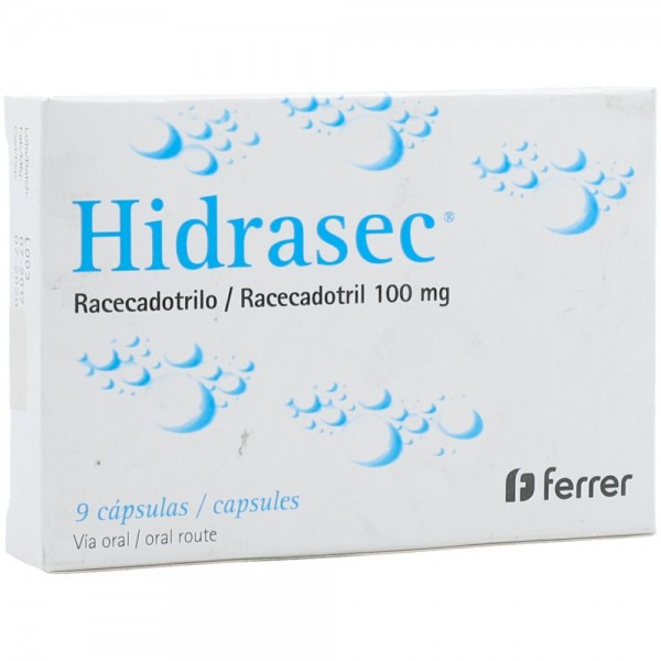 HIDRASEC 100 MG X 9 CAPSULAS