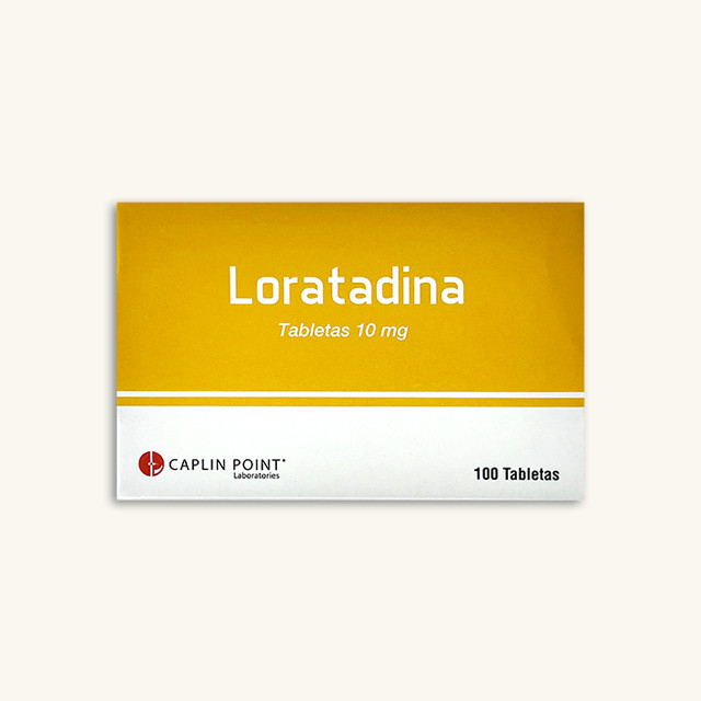 LORATADINA (10) 10 MG  TABLETAS BLISTER DE 10 UNIDADES