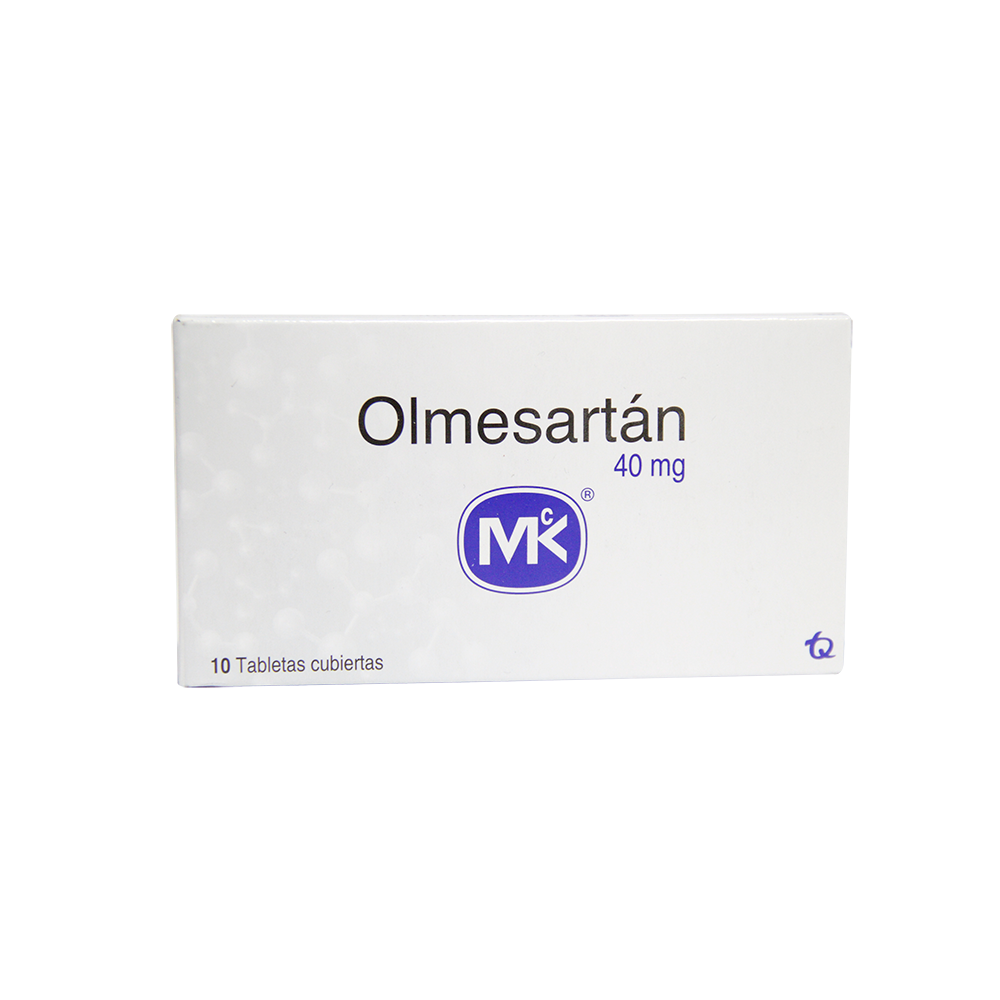 OLMESARTAN MK 40MG X 10 TABLETAS