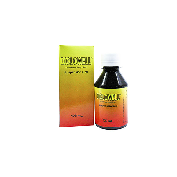 DICLOWELL SUSPENSION ORAL X 120 ML