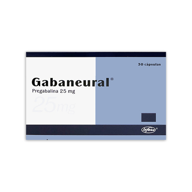 GABANEURAL 25 MG X 30 CAPSULAS