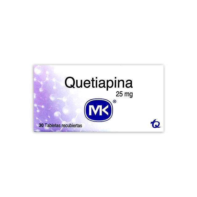 QUETIAPINA MK 25MG X 30 TABLETAS