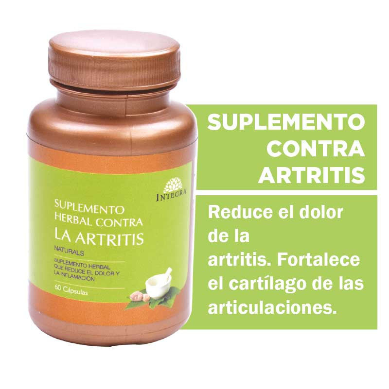 SUPLEMENTO HERBAL CONTRA ARTRITIS CAPSULAS X 60