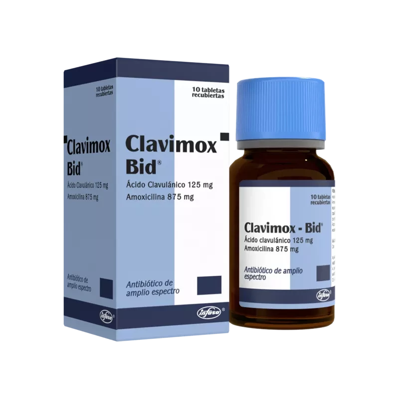 CLAVIMOX BID 875/125 MG X 10 TABLETAS