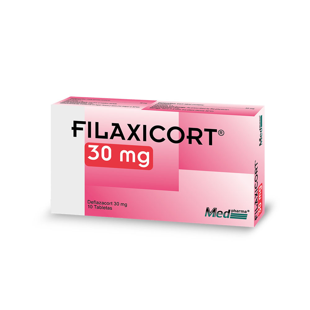 FILAXICORT TABLETAS 30MG X 10