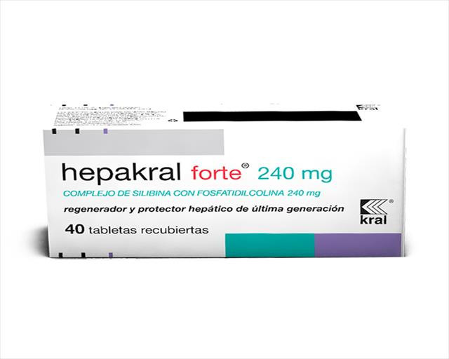 HEPAKRAL FORTE 240MG X 40 TABLETAS