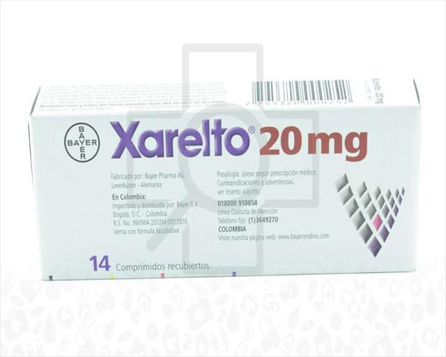 XARELTO 20MG X 14 COMPRIMIDOS