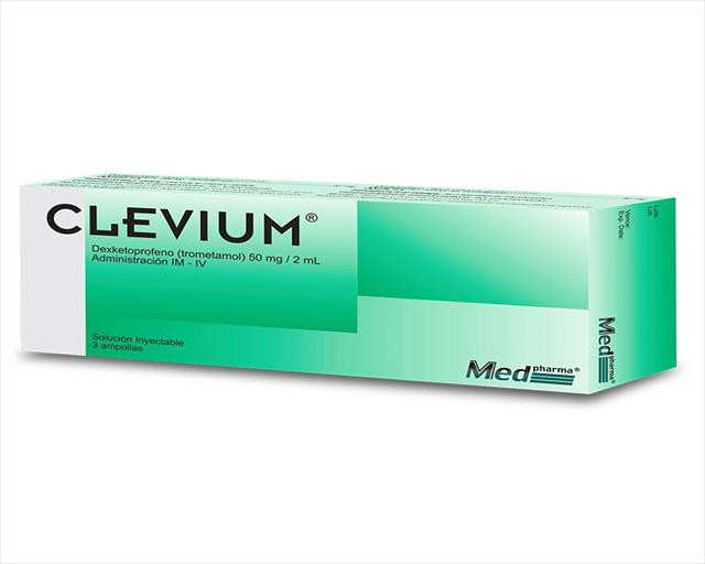 CLEVIUM INYECTADO 50MG x 3