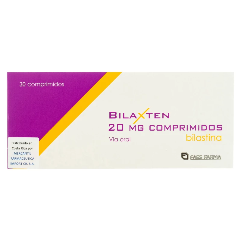 BILAXTEN 20MG X 30 COMPRIMIDOS