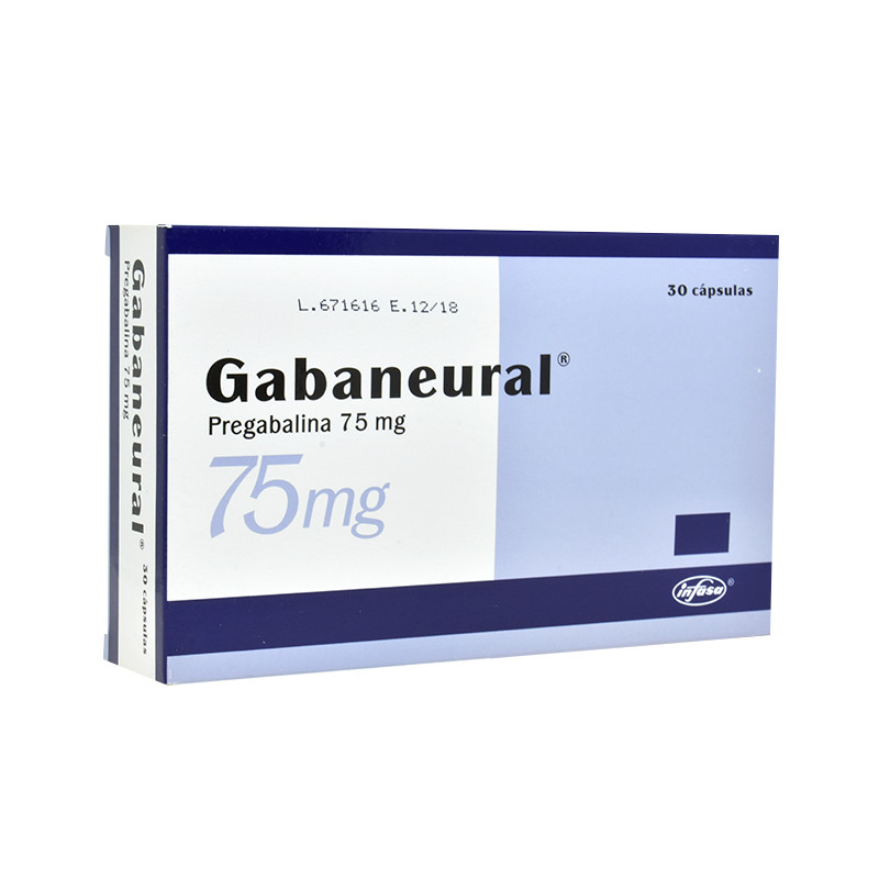 GABANEURAL 75 MG X 30 CAPSULAS