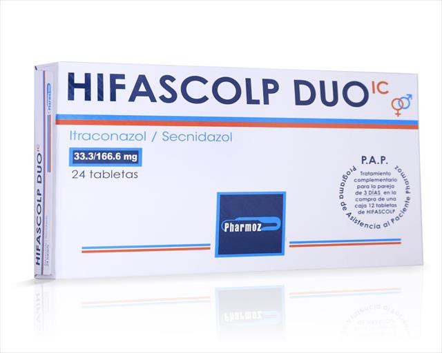 HIFASCOLP DUO TABLETAS 33.3M/166.6MG X 24