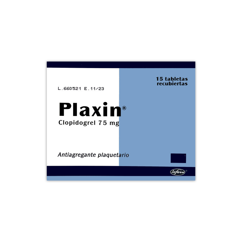 PLAXIN 75 MG X 15 TABLETAS