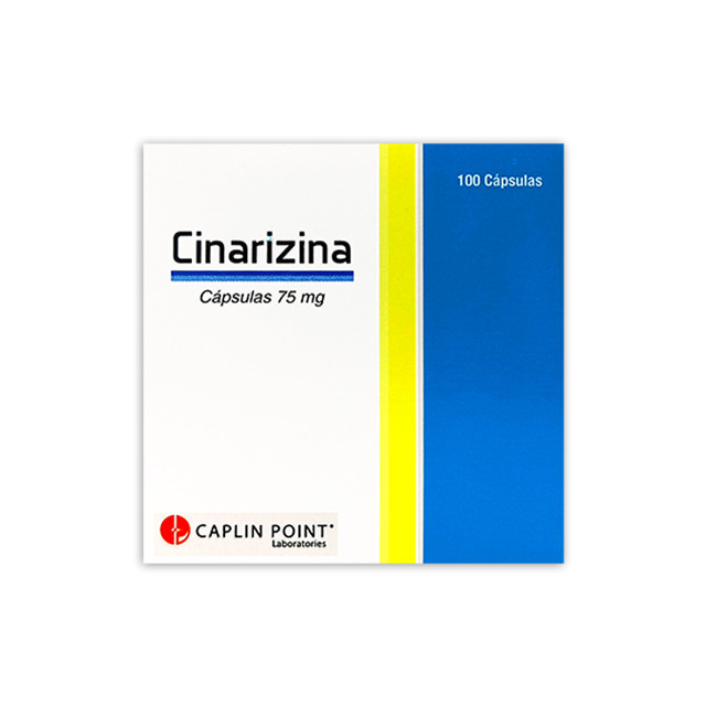 CINARIZINA 75 MG CAJA X 100 TAB. CAPLIN