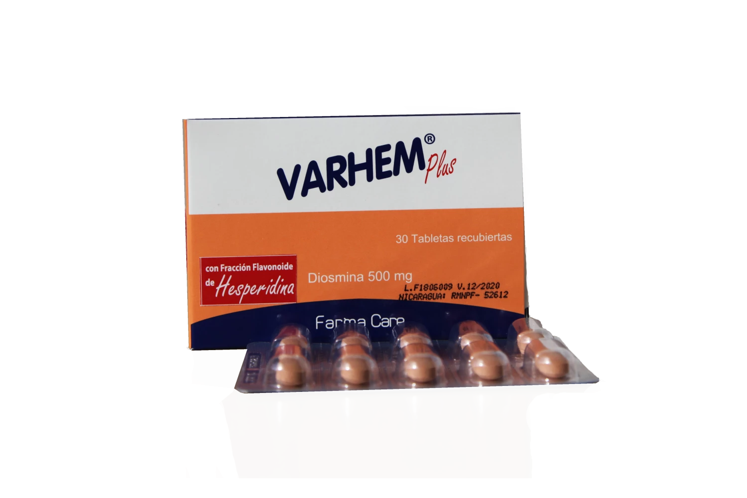 VARHEM PLUS TABLETAS 500MG X 30