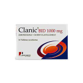 CLANIC BID TABLETAS 1000MG X 14