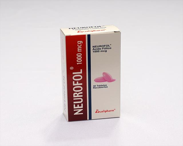 NEUROFOL TABLETAS RECUBIERTAS 1000MCG X 30