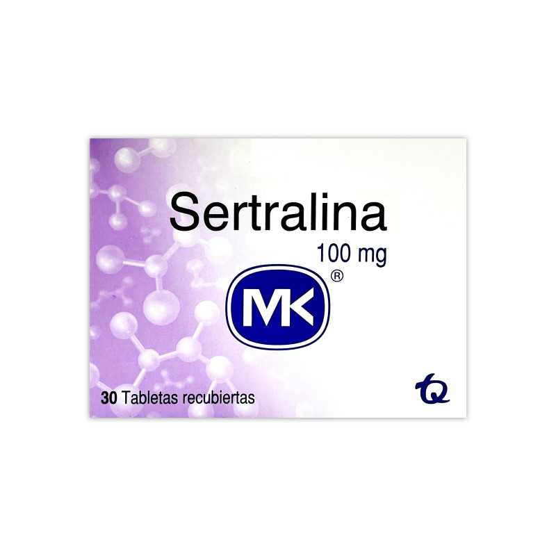 SERTRALINA MK 100MG X 30 TABLETAS