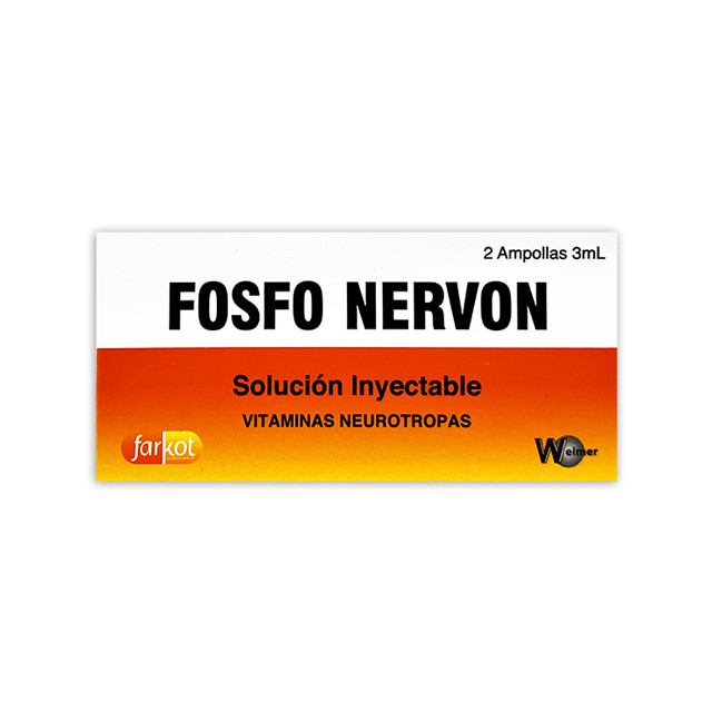 FOSFO NERVON X 2 AMPOLLAS