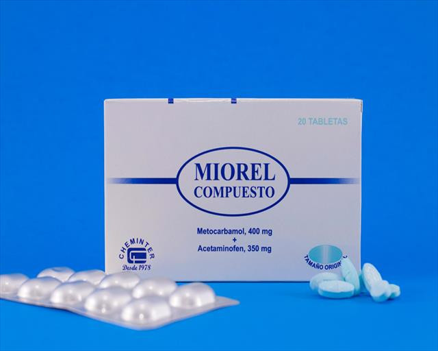 MIOREL COMPUESTO 400/350MG X 20 TABLETAS