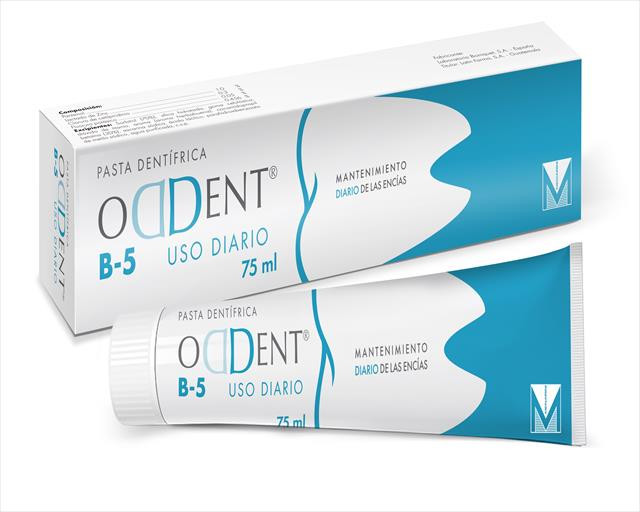 PASTA DENTAL ODDENT B5 USO DIARIO ETIQUETA AZUL X 75ML